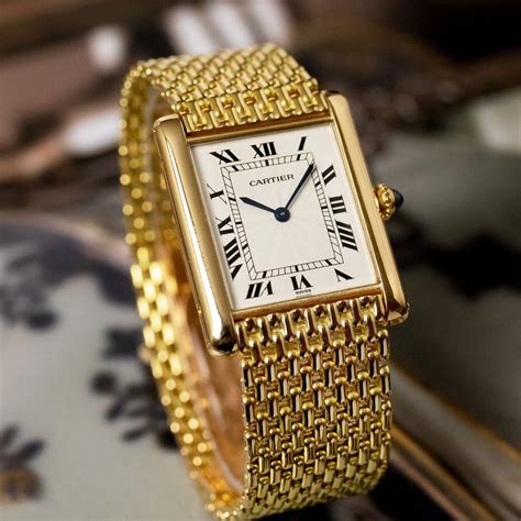 cartier tank vintage watch